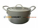 Nồi canh hợp kim nhôm oxy hóa mềm Healthy HT08008-4/26cm