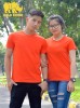 Áo thun cổ tròn mầu cam