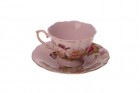 Bộ cốc, đĩa sứ màu hồng