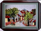Tranh thêu Phố cổ Hà Nội 2